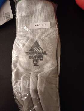 A304th-xl Summit Glove Super-fit Thermal Work Gloves With Natural Rubber Coated Palm Grey Knit -xlarge