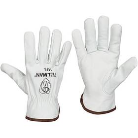 1415s Tillman 1415 Unlined Top Grain Goatskin Drivers Gloves Small 1 Pair White