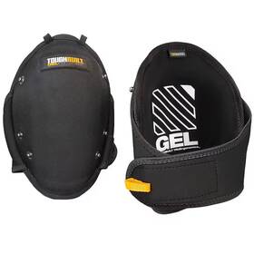 Toughbuilt 313024424494 Gelfit Black Knee Pads With Snapshell Attachment Points