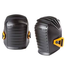Toughbuilt 744759092151 Waterproof Black Knee Pads With Flexible Accordion Construction