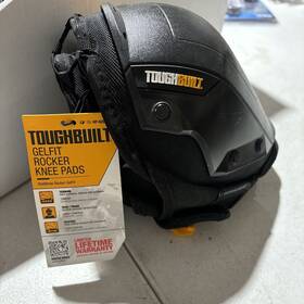 Toughbuilt 810023382010 New Gelfit Rocker Knee Pads With Adjustable Straps Upc