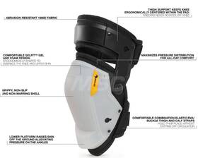 Tb-kp-g3r Toughbuilt 850000152656 Knee Pad 2 Strap Rubber Cap Hook And Loop Closure Universal Mpn