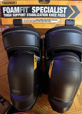 Tbkp3 Toughbuilt Foamfitft Specialist Thigh Support Knee Pads