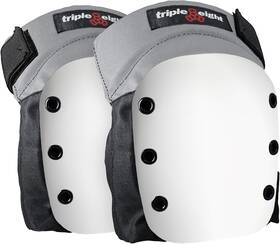 61207 Triple Eight Street Knee Pads For Skateboarding And Roller Medium Gray/white