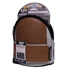 209xlgr Troxell Usa Supersoft Leatherhead Kneepads - Large Size/gray