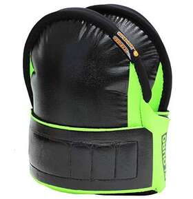 Troxell Usa 732826902458 Supersoft Knee Pads Hiviz Fluorescent Green Large Size/bagged In Pairs