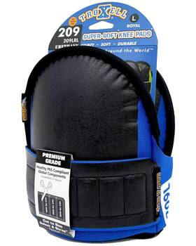 Troxell Usa 744110648157 - Supersoft Royal Blue Kneepads Large Size/bagged In Pairs