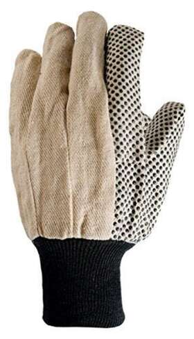 91633 True Grip 731919918338 Dotted Cotton Canvas Work Gloves 3 Pack Large