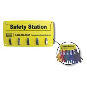 5-clip Tucker Safety Products 99953 Kutglove Cut Resistant Glove Station