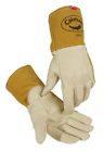 1869-4 Welding Inert Mig Gas Medium Leather Grain Caiman Glove Kevlar Metal