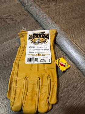 Wells Lamont 053300035029 Vintage Trucker Gloves Size Large Leather New Mens Freddy Krueger