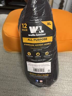 Wells Lamont 053300821189 All Purpose Uso General Jersey Gloves Size Xl 12 Pairs New