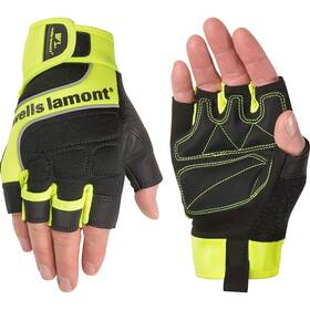 841ym Wells Lamont Mens 841y Hi-viz Fingerless Synthetic Leather Work Gloves Medium