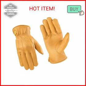 984xlc Wells Lamont Corp. Medium Whiskey Tan Work Gloves For Men - Style 984c