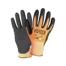 Y9296xxl Wells Lamont Vis-tech Cut-resistant Gloves With Nitrile Coated Palm 2x-large