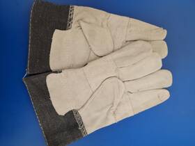 500bd-br West Chester New-12 Pr Denim Cuff Split Leather Cowhide Farm/masonryetc