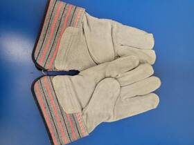 558l West Chester New 3 Pair Ladies Split Cowhide Leather Palm Work Gloves