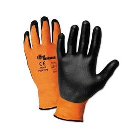 703copbl West Chester Zone Defense Gloves Large Orange/black - 12 Per Dz