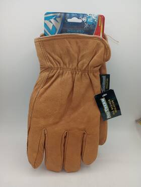 Lw92001-xl West Chester Post Therm Insulation Brown Leather Work Gloves Extra Large Xl
