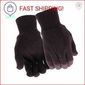 West Chester Pip B62011-xl12p Boss Mens Brown Jersey Knit General Purpose Work Gloves 12-pack Lightweight