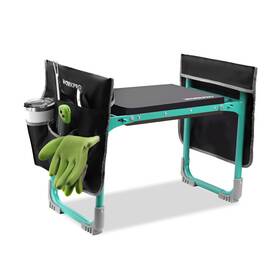 157006 Workpro Foldable 10 Inch Wider Heavy Duty Thick Garden Bench Kneeler 2tool Bag Pouch