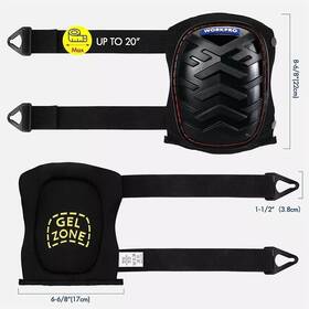 W133301a Workpro Gel Knee Pad Thick Foam Kneepad Leg Protector For Construction Gardening