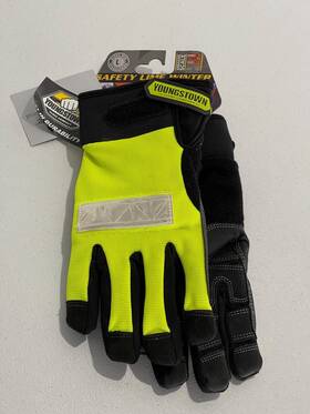 08-3710-10-m Youngstown Glove Safety Lime Waterproof Winter Size Large New