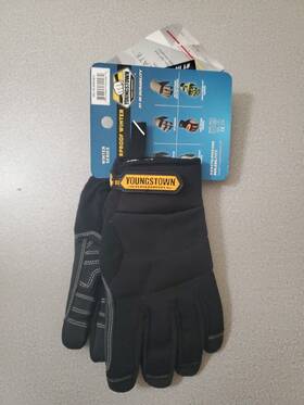 03-3450-80-s Youngstown Glove Waterproof Winter Plus Gloves Small Black