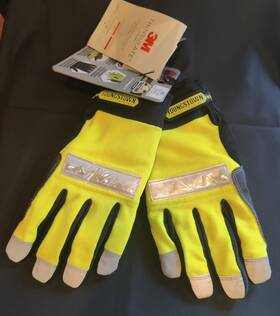 08-3710-10-safety Youngstown Glove Lime Waterproof Thinsulate Winter Large