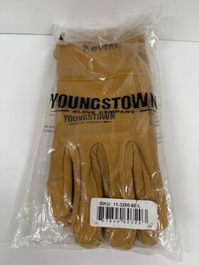 11-3280-60-l Youngstown Glove Company Leather Dupont Kevlar Large Cut Resistant