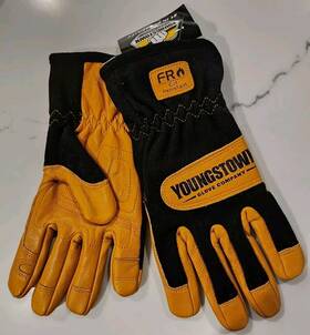 12-3270-80-xl Youngstown Glove 12-3270-80 Flame Resistant Mechanics Hybrid Gloves X-large
