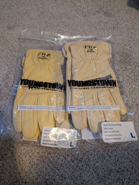 12-3365-60-l Youngstown Glove Fr Ground Lined With Kevlar Large Tan