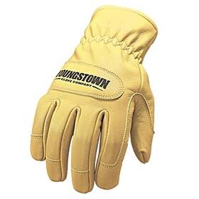 12-3265-60-3xl Youngstown Glove Co Ground Double Layered Leather Work Gloves For Men 3x-large Tan