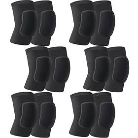 Yunsailing-girls-65 Yunsailing 6 Pairs Volleyball Knee Pads For Women Men Soft M Size Black