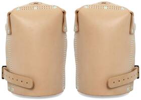 Zeluga 850040910445 Non-slip Kneepads With Adjustable Straps Safety Leather Knee Pads Dense