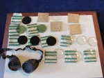 Vintage American Optical Duraweld Welding Goggles + 19 Extra Lenses J5. Fixed Price $29.99.