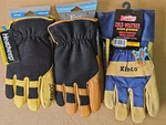 Pair Mixed Kinco Insulated Thermal Work Gloves, Medium, 101HK, 3102HKP, 1926. Fixed Price $45.00.