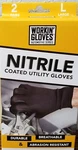 2 Pairs Large Reusable Breathable Utility Gloves - Working Auto Nitrile Coated. Fixed Price $10.24.