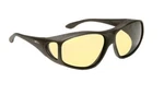 Haven Designer Fitover Sunglasses Square Night Driver Black & Light Yellow. Fixed Price $29.55.