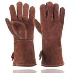 Fireproof Gloves For Fireplace & Pit, Welding Men - 14 Inch.... Fixed Price $22.59.