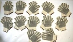 Pack Of 12 Pair Condor 5JK50E Full Finger Knit Industrial Gloves Beige Black. Fixed Price $7.48.