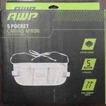 Awp 5 Pocket Cotton Canvas Apron. Work Nail. Fixed Price $8.00.