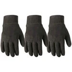 Wells Lamont Large Brown Jersey Work Gloves 3 Pack Flexible Durable Comfort. Fixed Price $13.99.