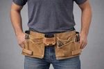 Mcguire Nicholas Suede Leather Tool Belt 11 Pocket Carpenter Pouch Work Apron. Fixed Price $29.99.