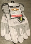 Wells Lamont White Mule Leather Palm Gloves 100% Cowhide One Size. Fixed Price $10.99.