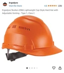 Ergodyne Skullerz 8966 Vented Hard Hat Lightweight Cap Style Adjustable. Fixed Price $8.99.