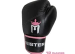 Meister 12 Ounce Pro Boxing Gloves - Women's/youth Mma Bag Training Black/pink. Fixed Price $39.50.