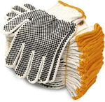 Evridwear Cotton Polyester String Knit Work Gloves With Side Dots, 12 Pairs. Fixed Price $19.99.