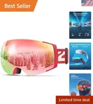 Performance X4 Ski & Snowboard Goggles Anti-fog, Uv Protection Rugged Safety. Fixed Price $78.99.