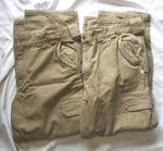 Duluth Trading Co Pants Mens 46X32 Khaki Work Cargo Utility Knee Pad Read Desc. Fixed Price $28.35.